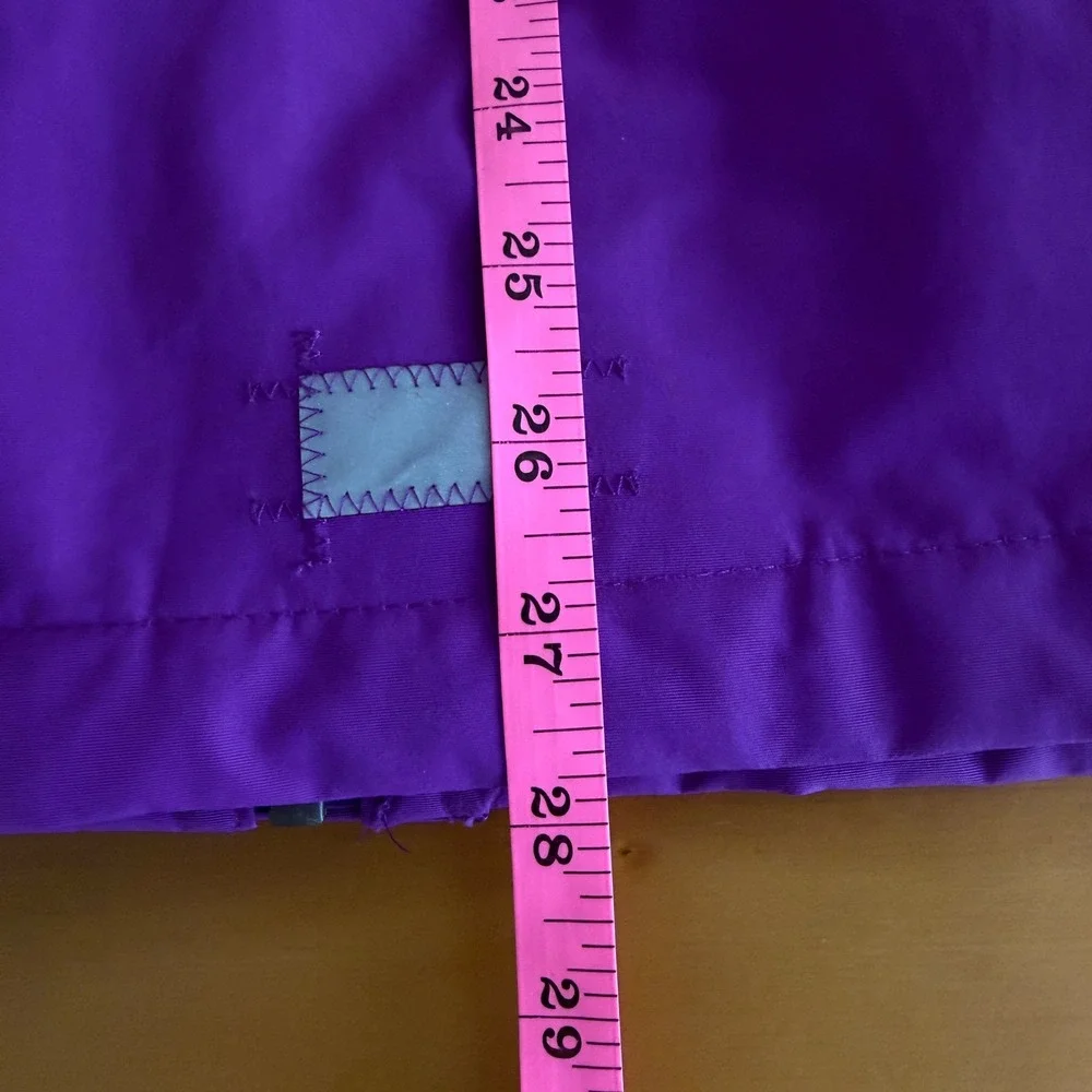 Lands' End Squall Jacket Kids XL 16 Purple Waterproof Hooded Parka
